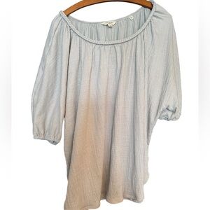 Maxx Studio Silvery Gray Top